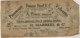 72 Houyoux 1c De Bruxelles 1923 Sur Document - Typografisch 1922-31 (Houyoux)