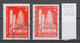 65K377  / ERROR Two Colors Bulgaria 1971 Michel Nr. 2124 Used ( O ) Petrochemical Plant - Pleven , Bulgarie Bulgarien - Abarten Und Kuriositäten