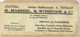 92 Houyoux 1c En Paire De Bruxelles 1924 Sur Document - Typografisch 1922-31 (Houyoux)