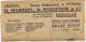 92 Houyoux 1c En Paire De Bruxelles 1924 Sur Document - Typografisch 1922-31 (Houyoux)