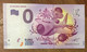 2017 BILLET 0 EURO SOUVENIR ALLEMAGNE DEUTSCHLAND EUROPA PARK ZERO 0 EURO SCHEIN BANKNOTE PAPER MONEY - [17] Fictifs & Specimens