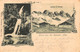 KEMATER ALM TIROL AUSTRIA~WASSERFALL-ALMHUTTEN~1902 J EHRNSBERGER MULTI PHOTO POSTCARD 49311 - Altri & Non Classificati