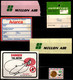 A929- INTERESTING LOT X 26 LABELS AND TAGS - COMMERCIAL AVIATION AIRLINES - Étiquettes à Bagages