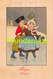 CPA ILLUSTRATEUR FLORENCE HARDY ARTIST SIGNED LITHO B DONDORF ( PLI D'ANGLE - CORNER CREASE ) - Hardy, Florence