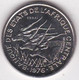 Republique Centrafricaine 50 Francs ESSAI 1976 B. Bronze Aluminium. KM# E 8 - Centrafricaine (République)