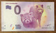 2017 BILLET 0 EURO SOUVENIR ALLEMAGNE DEUTSCHLAND ZOO DUISBURG PANDA ROUX LOUP ZERO 0 EURO SCHEIN BANKNOTE PAPER MONEY - [17] Vals & Specimens