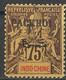 INDO-CHINE / FRENCH POST OFFICE IN PAKHOI / OVERPRINT ,,PAKHOI'' --1902 -1904 MLH - Ungebraucht