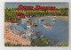 SILVER SPRINGS, Florida, USA, 1957 Linen Curteich Souvenir  Fold-Out Postcard - Silver Springs