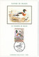 FRANCE - 4 Cartes Maximum Soie - Nature De France, Espèces Protégées De Canards - 01 Villars Les Dombes - 6 Fév 1993 - 1990-1999