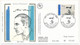 Delcampe - FRANCE - 6 Enveloppes FDC Soie - Série "Poètes" - Eluard, Ponge, Aragon, Prévert, Char, Breton - 23/02/1991 - 1990-1999