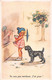 ¤¤  -  Illustrateur  " Germaine BOURET "  -  Fillette, Chien , Ombrelle    -  ¤¤ - Bouret, Germaine