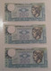 500 Lire 1976 Serie 3 Banconote Consecutive - 500 Lire