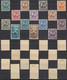1934 Egypt UPU Complete Set 14 Values SG219/232 MLH - Unused Stamps