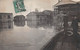 92-NANTERRE- CARTE-PHOTO- INONDATIONS JANVIER 1910, USINE A GAZ , COUR D'EPURATION ET JARDIN DU REGISSEUR - Nanterre