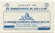 FRANCE 1263 - C3 CARNET DE 20 TIMBRES MARIANNE DE DECARIS  ( S 3-61 ) - 1960 Marianna Di Decaris
