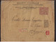 PERFIN 1919 LETTRE RECOMMANDE PARIS / CAIRO ; état Voir 2 Scans ! RARE  LOT 318/12 - Altri & Non Classificati