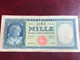 ITALY 1000 LIRA 1947 P83 ITALIA SHARP 18#/ MONEY BANK NOTE/1 PCS GOOD PAPER/ 02 PHOTO - Slovacchia
