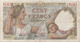 France : 100 Francs 1940 (moyen état) - 50 F 1934-1940 ''Cérès''