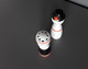 USSR Soviet Latvia Riga Porcelain Figurine Couple Boy Girl Salt Pepper Shaker Folk - Andere & Zonder Classificatie