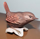 Goebel Porcelain Bird Wren - Oiseau Porcelaine Goebel Roitelet - Année 1976 - Hummel (DEU)