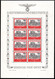 40.GERMANY OCCUP OF POLAND,GENERALGOUVERNEMENT,1941 MICH.65 MNH SHEETLET OF 8,KRAKAU CASTLE,VERY FINE - Autres & Non Classés