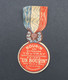 Publicité Découpe Médaille QUINQUINA BOURIN Vouvray Tricolore Bleu Blanc Rouge - Andere & Zonder Classificatie