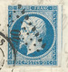 N° 14 BLEU NAPOLEON SUR LETTRE / ORLEANS POUR ROMORANTIN / 1 JUIN 1859 - 1849-1876: Classic Period