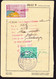 1937 Reispass Seite Mit Türkischen Gebührenmarken, 2seitig. Zusätzlich Türkische Automobil Club Gebührenmarke. - 1934-39 Sandschak Alexandrette & Hatay