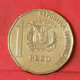DOMINICANA 1 PESOS 1993 -    KM# 80,2 - (Nº38384) - Dominicaine