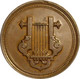 ESPAÑA. ISABEL II. MEDALLA DEL CONSERVATORIO DE MÚSICA DEL LICEO DE BARCELONA. COBRE. ESPAGNE. SPAIN MEDAL - Professionals/Firms