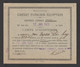 Egypt - 1928 - Rare - Vintage Admission Card - Egyptian Real Estate Credit - Cartas & Documentos