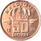 Monnaie, Belgique, Baudouin I, 50 Centimes, 1990, FDC, Bronze, KM:148.1 - 50 Cents