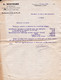 FACTURE AU BARON VAN OLDENEELE 1919 - VERSO PAR LE FACTEUR " ABSENT " + SUPERBE RELAIS GOYCK + Tampon LENNICK St QUENTIN - 1900 – 1949