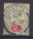 Great Britain 1887 Mi. 88  2p. Queen Victoria Deluxe BRISTOL Cancel !! - Unclassified