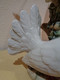 Delcampe - Gran Escultura De Porcelana Con 3 Palomas Blancas. Marca Rex. - Andere & Zonder Classificatie