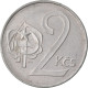 Monnaie, Tchécoslovaquie, 2 Koruny, 1989, TTB, Copper-nickel, KM:75 - Czechoslovakia