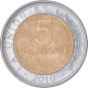 Monnaie, Bolivie, 5 Bolivianos, 2010, TTB, Bi-Metallic, KM:219 - Bolivie