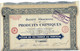 SOCIETE ALSACIENNE DE PRODUITS CHIMIQUES -action De 100 Francs Au Porteur - N°008020 - S - V