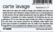 # Carte A Puce Portemonnaie  Lavage BP - Fleurs - Orange - 6u - Puce1? - Offerte Non Gratté - Tres Bon Etat - - Lavage Auto