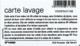 # Carte A Puce Portemonnaie  Lavage BP - Goutte - 60u Puce1? Aspect Brillant  - Tres Bon Etat - - Car Wash Cards