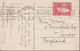 1938. ISLAND. 20 Aur GEYSIR On Ship Mail Post Card (Torsmörk) To London Cancelled Paq... () - JF366955 - Brieven En Documenten