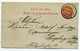 Art LEVELEZO LAP MAGYAR KIR POSTA / Entier Postal BUDAPEST HONGRIE / 1898 - Postwaardestukken