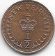 Great Britain 1/2 Penny 1975  Km 914  Unc/ms63 - 1/2 Penny & 1/2 New Penny