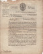 Administrateurs Domaines - Circulaire 1985 - 12 Germinal An 9 - Etats Des Situations - Sarthe - Historical Documents