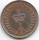 Great Britain 1/2 Penny 1980  Km 914  Unc/ms63 - 1/2 Penny & 1/2 New Penny