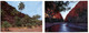 (S 21) Australian - 2 Attached Postcards  - NT - Ormiston Gorge & Palm Valley - Zonder Classificatie