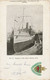 Steamer In Dry Dock Halifax NS  Embossed Coat Of Arms Blason Gaufré. Used Sydney To Osmin Lanusse Le Havre - Halifax