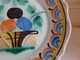 Delcampe - Ancienne Petite Assiette Nevers Signée Décor Corbeille De Fruits 19ème - Nevers (FRA)