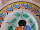 Delcampe - Ancienne Petite Assiette Nevers Signée Décor Corbeille De Fruits 19ème - Nevers (FRA)