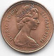 Great Britain 1 Penny 1971  Km 914  Unc/ms63 - 1 Penny & 1 New Penny